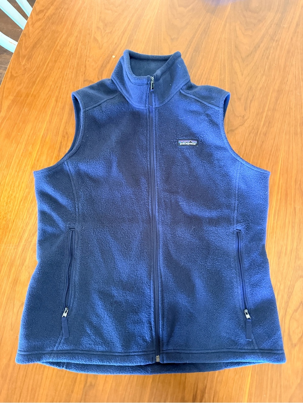 Patagonia men’s Navy Blue Fleece Vest - Full Zip